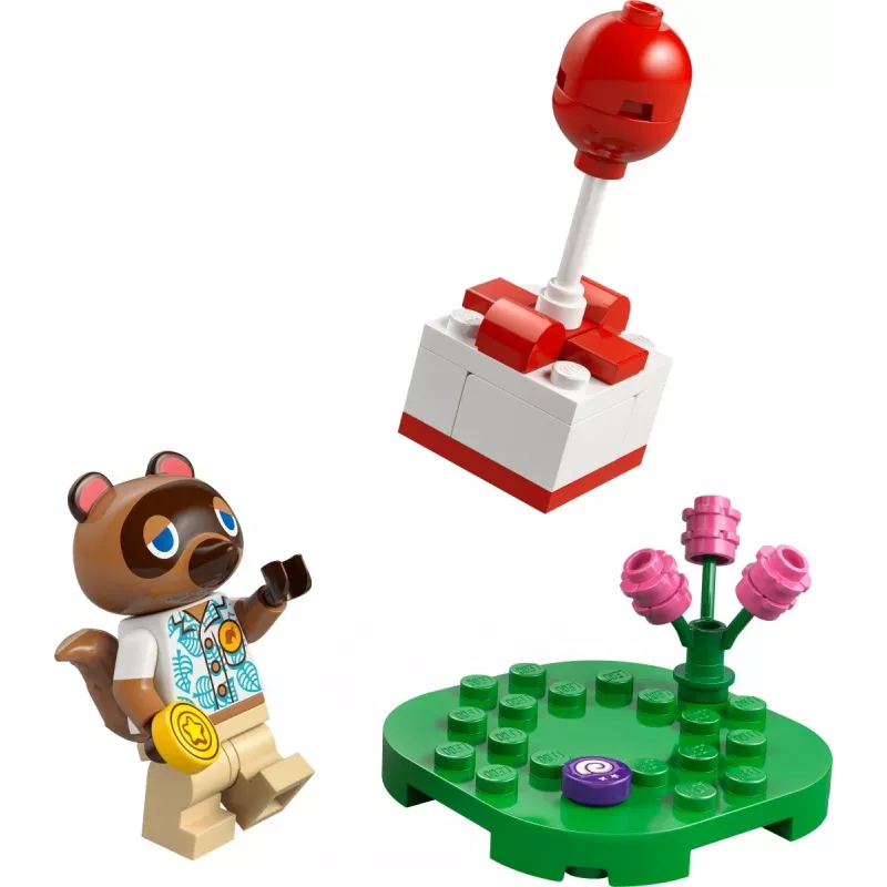 LEGO Animal Crossing 30731 Tom Nook ir Balionas su Dovana – Konstrukcinis Žaislas Polybag