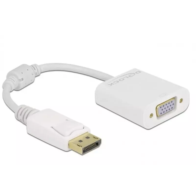 Adapteris DisplayPort 1.2 (vyriškas) į VGA (moteriška) DeLOCK 61007