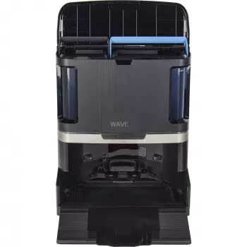 Shark PowerDetect NeverTouch Pro RV2800ZEEU 2-in-1 dulkių siurblys ir šluostymo robotas, LiDAR, 20kPa, juodas
