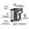 Segiklis-vinys GRAPHITE 58G081 18V 2-in-1, darbinis gylis 270 mm, svoris 2,64 kg
