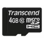 „Transcend“ 4 GB MicroSDHC „Class 10“ atminties kortelė TS4GUSDC10