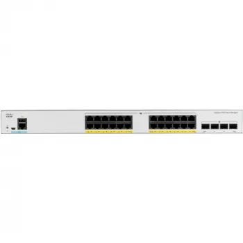 Cisco Catalyst 1000-24P-4G-L valdomas jungiklis, 24 prievadai PoE+, 4 SFP, 195 W