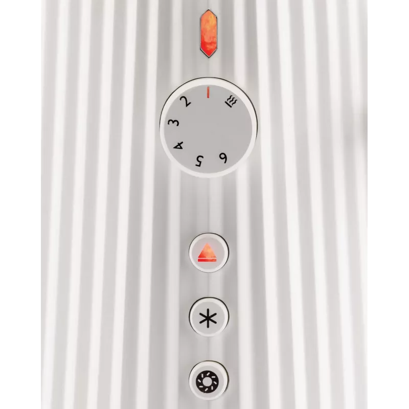 Alessi skrudintuvas Pleated baltas