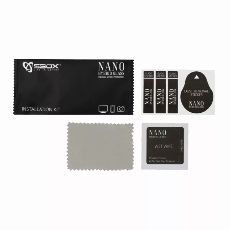 Sbox Nano Hybrid Glass 9H ekrano apsauga, skirta Samsung Gear S3 Frontier