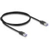 DeLOCK 64284 USB Hub Type-A 5000 Mbit/s Juodas