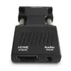 SAVIO CL-145 VGA į HDMI keitiklis su garsu, Full HD, juodas