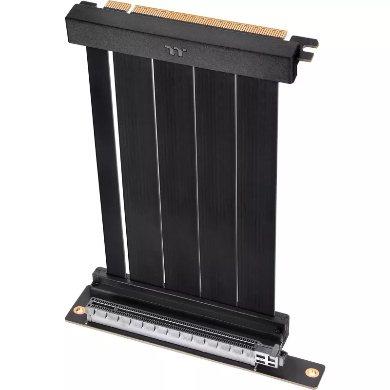 Thermaltake PCI-E 4.0 130mm Dvigubas 90 laipsnių kabelis
