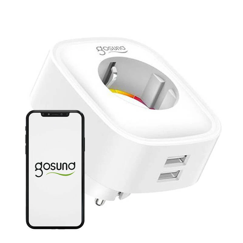 Išmanusis kištukinis lizdas Gosund SP112 su 2xUSB, 16A, Tuya