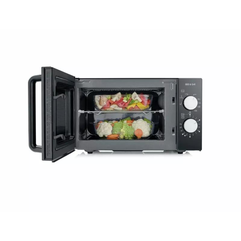 Grilių mikrobangų krosnelė Severin MW 7762, 800 W, 20 L