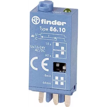 Finder laiko modulis Serie 86.30 86.30.0.024.0000 12 - 24 V DC/AC