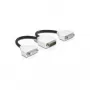 DeLOCK 65281 DMS-59 į 2 x DVI adapteris, 0,2 m, juodas
