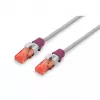 Ethernet pataisos laidas Digitus A-CC-MG, violetinis