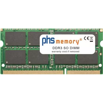 PHS-memory 16GB RAM atmintis DDR3 SO DIMM 1600MHz PC3L-12800S 204 kontaktai 1,35 V (SP356582)