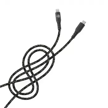 Duomenų kabelis Tellur Type-C į Lightning 3A PD60W 1m – juodas