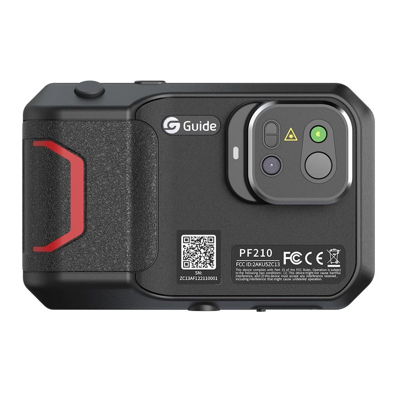 Termovizijos kamera Guide Sensmart PF210 256×192 px, 3,5 colio LCD, 25 Hz, -20–550 °C, 16 GB, Wi‑Fi, USB‑C