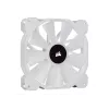 Corsair iCUE SP140 RGB ELITE 140 mm baltas ARGB reversinės mentės PWM korpuso ventiliatorius 2 vnt. pakuotė