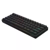 Mechaninė žaidimų klaviatūra SAVIO BLACKOUT X2 BROWN 61 klavišas 60% USB QWERTY RGB Outemu Brown