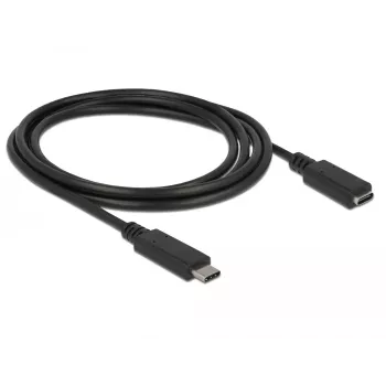 USB ilginimo laidas Delock 85534 USB 3.2 Gen 1 1,5 m USB-C juodas
