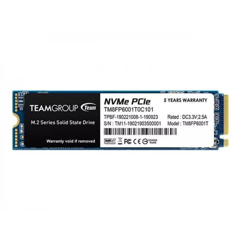 SSD diskas Team Group 1 TB M.2 PCI Express 3.0 NVMe MP33