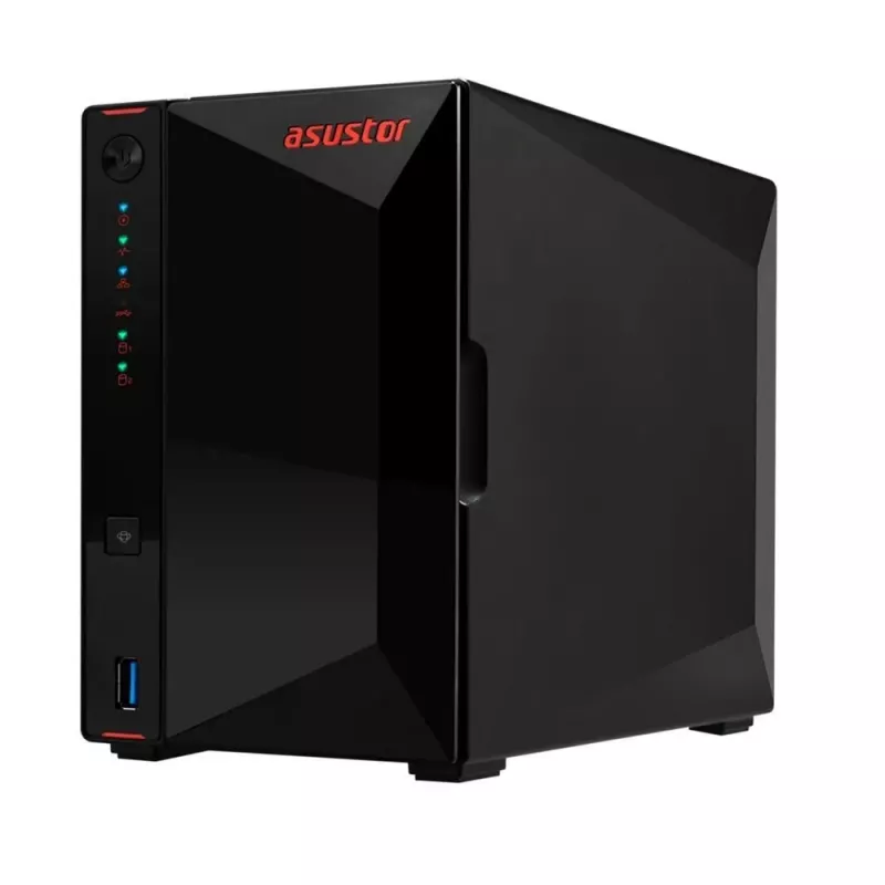 Asustor AS5402T NAS / saugojimo serveris Intel® Celeron® N5105 4 GB DDR4 0 TB ADM Juodas