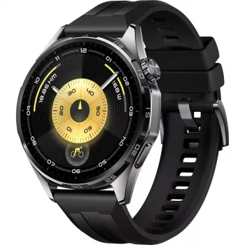 Huawei WATCH GT6 3,73 cm (1,47) AMOLED 46 mm Skaitmeninis 466 x 466 pikseliai Liečiamas ekranas Juodas GPS (palydovas)