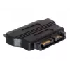 Adapteris SATA SATA 22 kontaktų moteriškas SATA 13 kontaktų vyriškas Juodas DeLOCK