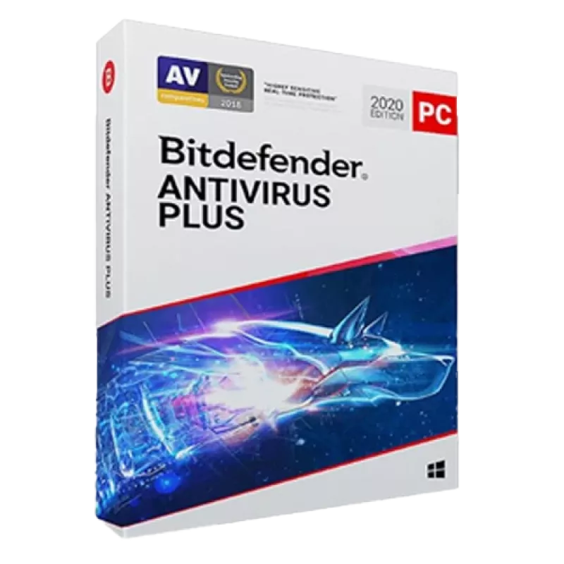 Bitdefender Antivirus Plus | 5 kompiuteriams | 1 metai | tik ES