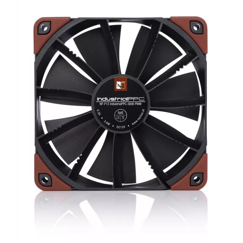 Noctua NF-F12 industrialPPC-3000 PWM 120 mm ventiliatorius korpusui