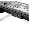Aušinimo padėklas nešiojamam kompiuteriui THERMALTAKE CL-N002-PL12BL-A su 12 cm ventiliatoriumi, aliuminis ir plastikas, 390×277.5×49.3 mm, 1000–1300 RPM
