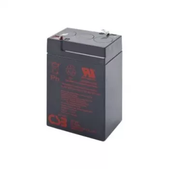 CSB Battery GP645 6V 4,5Ah F1 švino rūgšties baterija