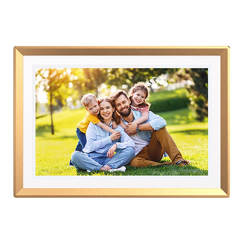 Skaitmeninis nuotraukų rėmelis Arzopa D10 (auksinis) 10.1 colio
