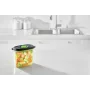 Maisto laikymo indas FoodSaver FFC023X 1,8 L ovalus Tritan, juodai permatomas, su vakuumo pompa, tinkamas plauti indaplovėje