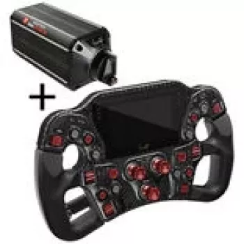 Asetek SimSports Invicta Formula vairas - raudonas + Invicta bazė (27 Nm)