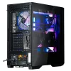 Korpusas Zalman Z9 Iceberg MS Black ATX Mid Tower su 4x 140 mm ARGB ventiliatoriais