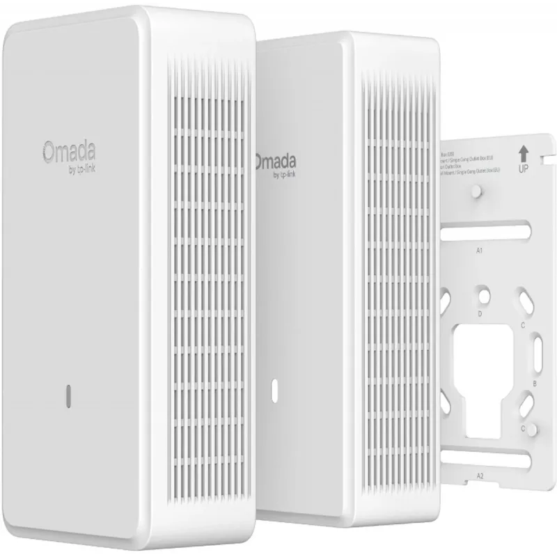 Belaidis prieigos taškas TP-LINK EAP775-Wall 9300 Mbit/s, triband 2.4/5/6 GHz, 5x RJ-45, PoE, baltas