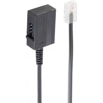 Telefono kabelis ShiverPeaks BS71041-1 0,2 m Juodas