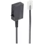 Telefono kabelis ShiverPeaks BS71041-1 0,2 m Juodas