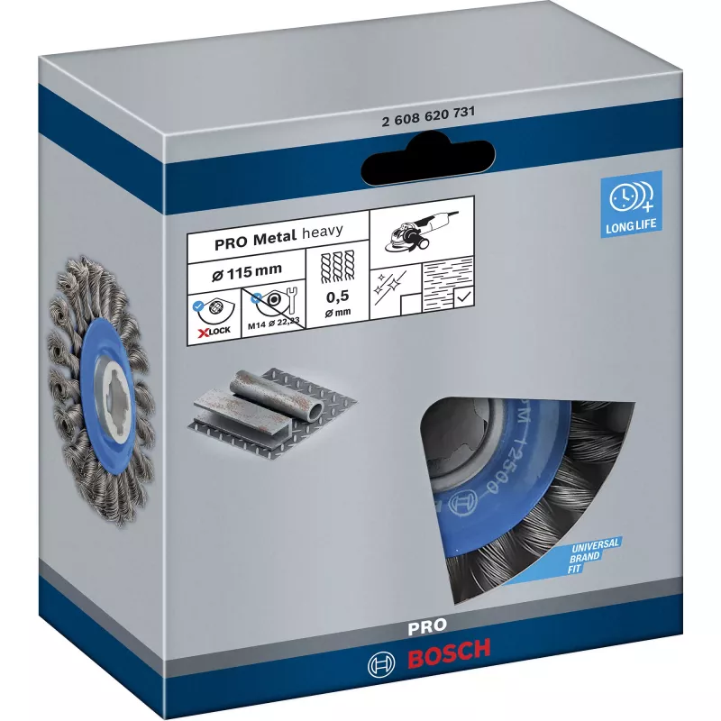 Bosch 2 608 620 731 vielinis šepetys kampiniam šlifuokliui