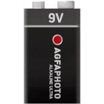 AgfaPhoto Ultra 6LR61 9 V blokinė šarminė baterija 9 V 1 vnt.
