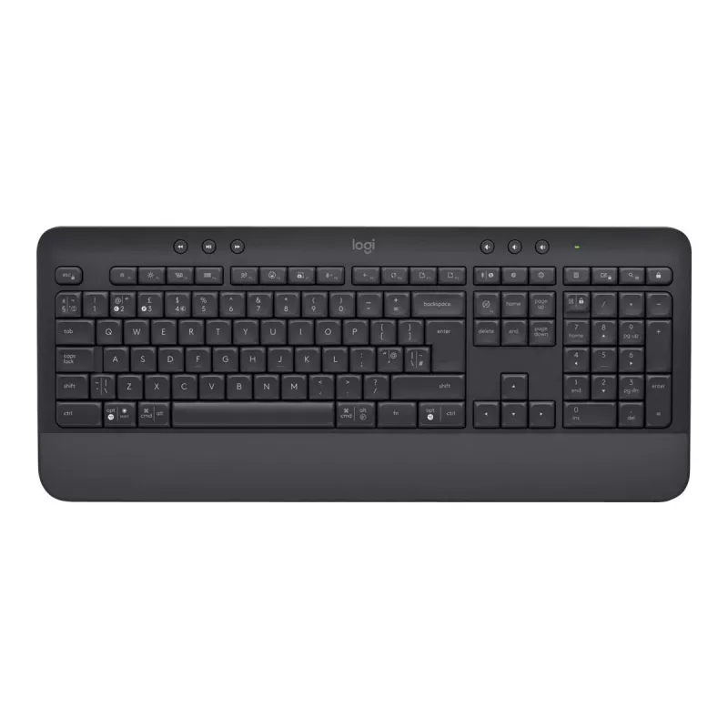 Logitech Signature K650 belaidė klaviatūra, Bluetooth 5.1, QWERTZ, šveicariška (CH), grafito (920-010912)