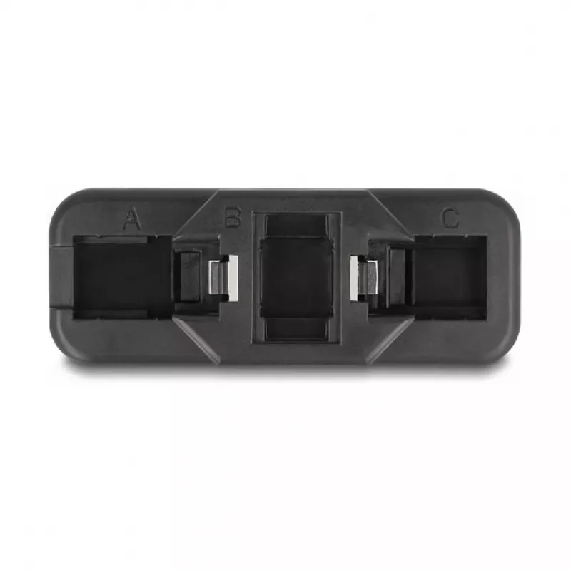DeLOCK Keystone LSA rinkinys RJ45 RJ11 Cat.6 juodas užsegamas laikiklis