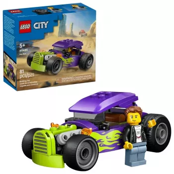 LEGO CITY 60485 Hot Rod – Statomas lenktyninis automobilis