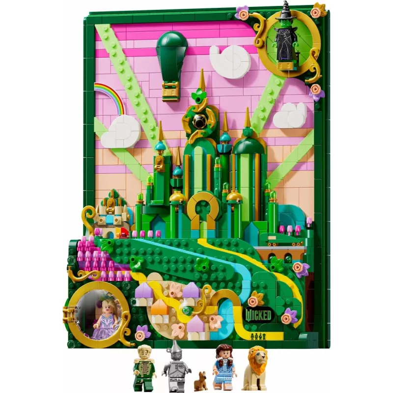 Statybiniai blokeliai Wicked 75685 Obraz Smaragdinis miestas