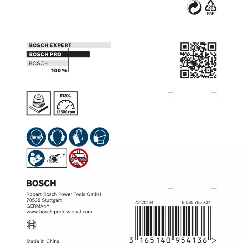 Bosch 2 608 620 727 šepečių puodelis kampiniam šlifuokliui