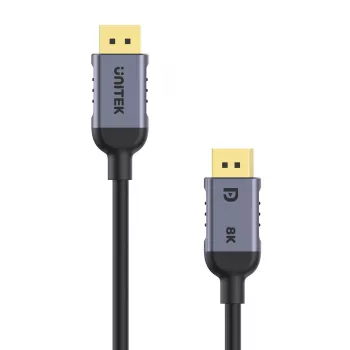 UNITEK C1628GY01-3M DisplayPort laidas, juodas/pilkas