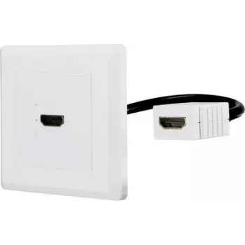 Renkforce RF-4538136 HDMI adapteris [1x HDMI lizdas - 1x HDMI lizdas] baltas, auksuotas