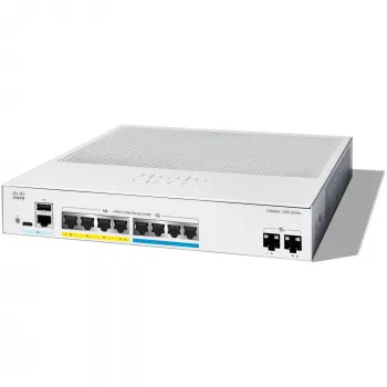 Valdomas tinklo jungiklis Cisco Catalyst C1300-8MGP-2X L2/L3 Gigabit Ethernet PoE