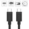 USB kabelis UNITEK Y-C477BK USB 3.2 Gen 1 1m USB-C juodas