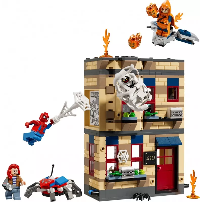 LEGO Marvel rinkinys 76317 Piterio Parkerio butas su Žmogumi Voru minifigūrėle