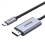 UNITEK V1409A USB-C į DisplayPort keitiklis, juoda/pilka